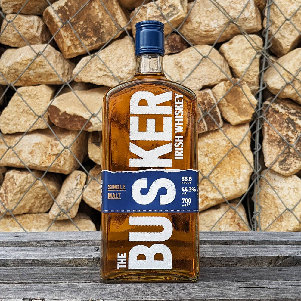 青バスカー BUSKER シングルモルト アイリッシュ ウイスキー - ウイスキー